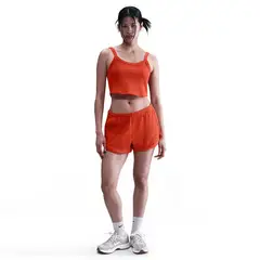 NIKE - Camiseta Mujer Sportswear Chill Waffle Naranja