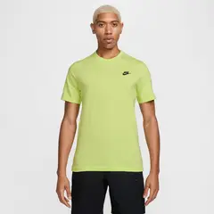 NIKE - Camiseta Hombre Lifestyle Sportswear Club Amarillo
