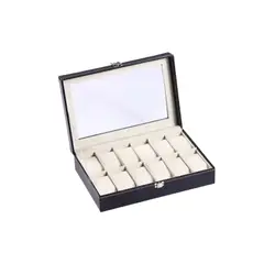 GENERICO - Caja Organizadora para Relojes – 12 Compartimentos