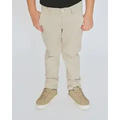 GENERICO - PANTALON DE DRILL NIÑO BEIGE