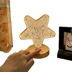 GENERICO - Lampara Recargable 3 Tonos en Forma De Estrella