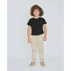 GENERICO - PANTALON DE DRILL NIÑO BEIGE