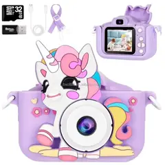 GENERICO - Cámara fotográfica infantil económica X300 con impresión en papel térmico