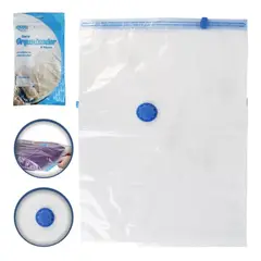 INNOVA - Bolsa Al Vacío Clean Tech Organizador 1m X 70cm Reutilizable Con Válvula