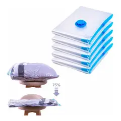 INNOVA - Bolsa Al Vacío Cja Variedades Saco Organizador 80x60 Cm 5 Unidades Pack