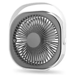 INNOVA - Ventilador De Mesa Portátil Recargable Usb 4000mah G-tide Blanco Blanco