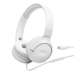 JBL - AUDIFONOS TUNE 520 USB-C HI-RES AUDIO COLOR BLANCO