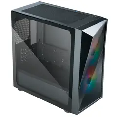 COOLER MASTER - Caja M-ATX CMP 320 ARGB + Fuente 650W 80 Plus Bronce