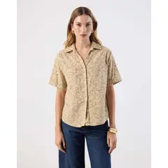 PATPRIMO - Camisa De Mujer Manga Corta Marca #30010759-78371