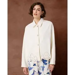 PATPRIMO - Chaqueta De Mujer Trucker Marca Blanco #30080605