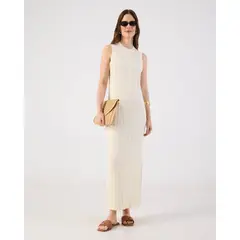 PATPRIMO - Vestido Para Mujer M/Sisa Largo Color Crema Marca #30171068