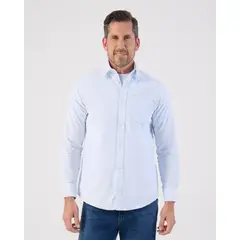 PATPRIMO - Camisa De Hombre Manga Larga Marca Azul #44017218