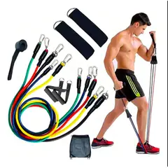 GENERICO - Bandas Elasticas Tubulares Resistencia Set De 11 Piezas