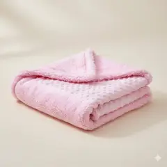 NUVO STORE - Cobija Manta Bebes Suave Abrigadora Burbuja Cuna 85x95 Cm