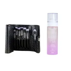 MONTOC MAKEUP - Brochas Maquillaje Profesionales X36 Fijador Maquillaje