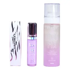 MONTOC MAKEUP - Corrector De Ojeras Morado Fijador De Maquillaje Hidratante