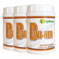 LIFEHUNI - Divi Her tres frascos