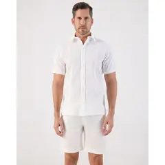 PATPRIMO - Camisa Guayabera Para Hombre M/C Color Blanco Marca #44030406