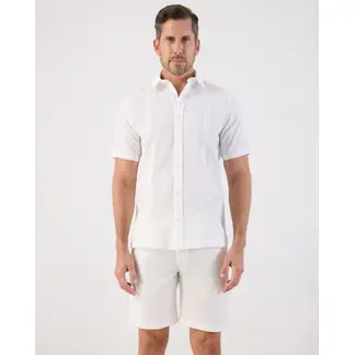 PAT PRIMO - Camisa Guayabera Para Hombre M/C Color Blanco Marca Patprimo #44030406