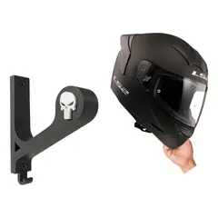 AMERICAN GENERICS - 1 Soporte Accesorio Universal Cascos Moto Bicicleta Pared