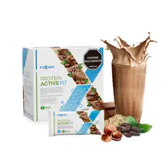 FUXION - PROTEIN ACTIVE FIT - CHOCOLATE CON AVELLANAS - - Proteína Vegana