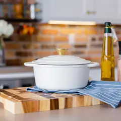 RHOMIE - Olla 22cm Hierro Fundido Para Pan Masa Madre