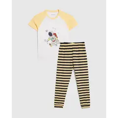 PATPRIMO - Pijama Niño M/C P/L Color Amarillo Marca #66040068