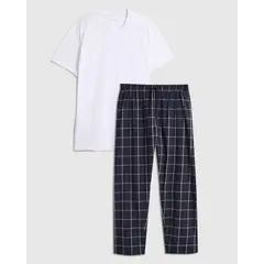 PATPRIMO - Pijama De Hombre M/C P/L Marca Azul #44040239
