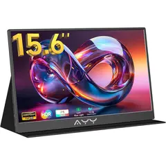 GENERICO - Monitor Portátil AYY 15.6 Fhd Ips Usb-c Hdmi Compatible Con Mac Ps5 Switch Xbox Y Pc