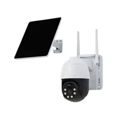 GENERICO - Cámara de Seguridad Solar 4G T06 3MP PTZ Visión Nocturna tv
