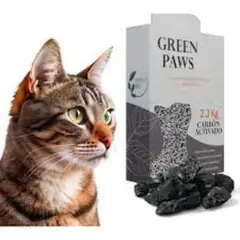 GENERICO - Arena Tofu 2.3 kg Green Paws Carbon Activado