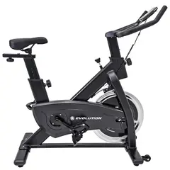 EVOLUTION FITNESS - Spinning EVO Iron Negro Resistencia fricción perilla tracción por banda
