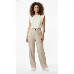 BELIFE - Camiseta manga sisa ivory para mujer