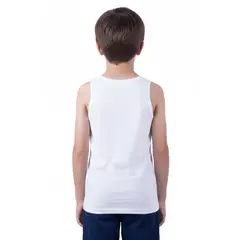 BOCARED - BEMUS CAMISETA ATLETICA PARA NIÑO EN COLOR BLANCO