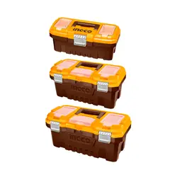 INGCO - Caja De Herramientas Plastica 141720 Set 3Pcs PBXK0302