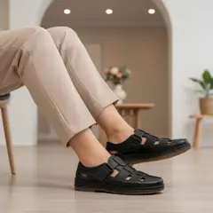 URBOTS - Zapato Sandalia Hombre Antideslizante Cómodo con Velcro y Suela Segura