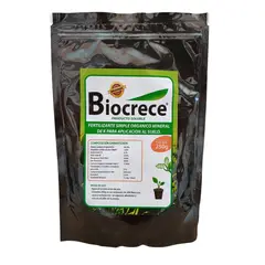 GENERICO - BioCrece 250 g - Estimulante Orgánico En Polvo Para Plantas