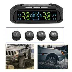 OTRAS MARCAS - Sensor de Presión Y Temperatura Con Panel Solar para Ruedas - Camionetas y Autos