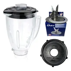 OSTER - Vaso De Licuadora Profesional De Vidrio Compatible Con Marca De Licuadora