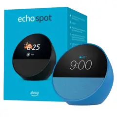 AMAZON - Alexa Echo Spot Parlante Inteligente Pantalla Reloj Despertador
