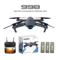 GENERICO - DRONE 998 PRO MAX - DOBLE CÁMARA UHD + 3 BATERÍAS