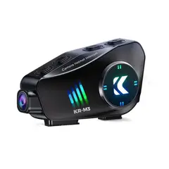 AMERICAN GENERICS - Intercomunicador Con Camara Moto Inalambrico Bluetooth KR M3+ MICRO SD