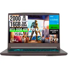 MSI - PORTATIL THIN 15 INTEL I5-13420H RTX 30504GB SSD 2TB RAM 16GB 15.6" FHD 144HZ