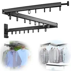 GENERICO - Tendedero De Ropa Plegable Ajustable 15 Ganchos