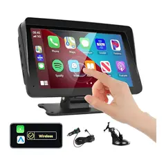GENERICO - Radio Pantalla Estéreo Portatil Carplay Inalámbrico 7 Android Auto HD Tactitl