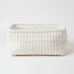 YOYOSO - Canasta Organizadora Beige - Cuadrada Grande