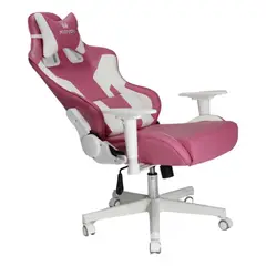 ERGONOMUS - Silla Gamer Ktty Color Rosa - Blanca
