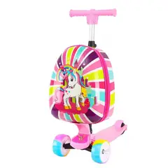 GENERICO - Patineta Scooter Maleta Plegable 3 Ruedas Niñas