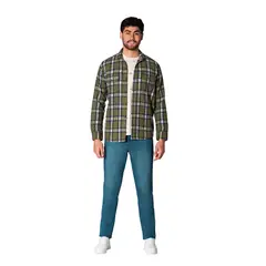 LEC LEE - Camisa Leñadora para Hombre - Verde XLVerde