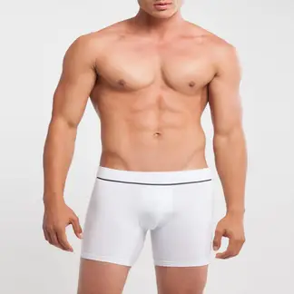 PATPRIMO - Boxer X1 Para Hombre Filete Medio Color Blanco Marca #44000192